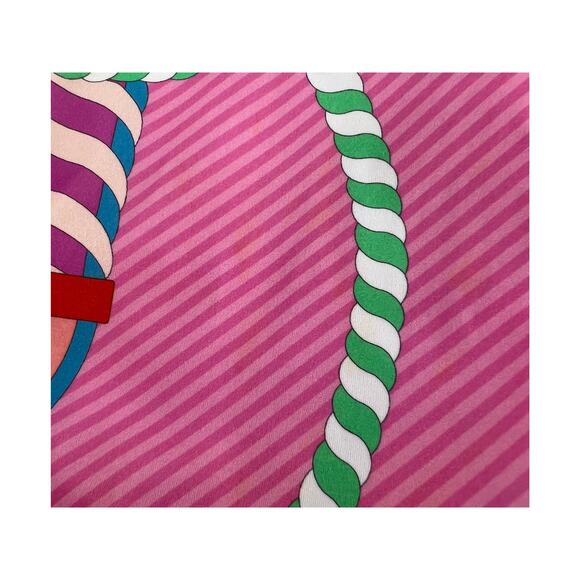 Hermes Alex Canoe-Print Jersey Swimsuit in Rose Pop - Picture 12 of 16